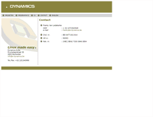 Tablet Screenshot of e-dynamics.be